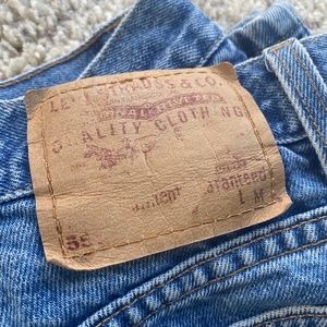 90’s vintage 555 guys fit low rise Levi’s